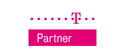 Das ist ein Bild mit dem Schriftzug Telekom Partner
